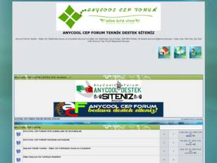 ANYCOOL CEP FORUM TEKNİK DESTEK SİTENİZ