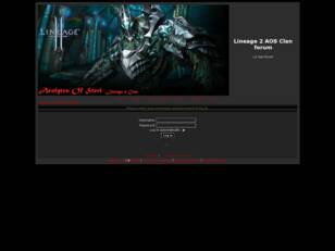 Lineage 2 AOS Clan forum
