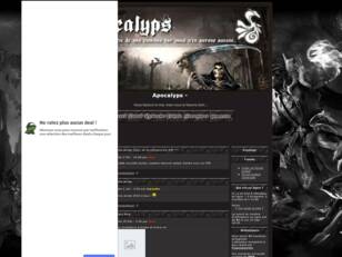 Forum gratuit : Apocalyps