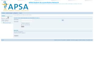 APSA Student Accommodation Network