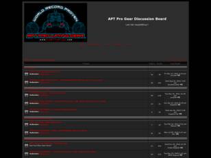 Free forum : APT Pro Gear Discussion Board
