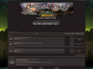 Forum gratis : Arcanist Legacy Forum