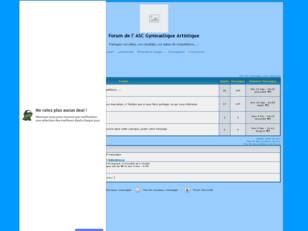 Forum de l' ASC Gymnastique Artistique