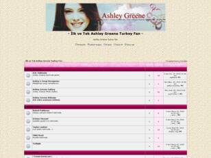 - İlk ve Tek Ashley Greene Turkey Fan -