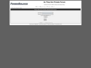 Free forum : As They Are Private Forum