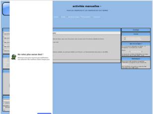 creer un forum : activites manuelles