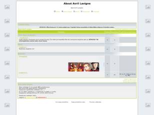 Forum gratuit : About Avril Lavigne