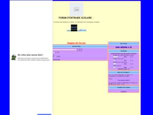 FORUM D'ENTRAIDE SCOLAIRE