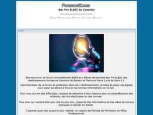 Bac Pro ELEEC du Cotentin