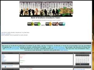 Site de la guilde Dofus : Band of brothers Team