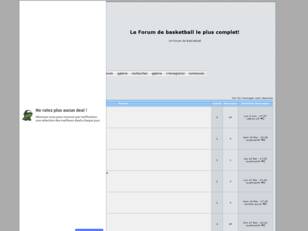 Le Forum de basketball le plus complet!