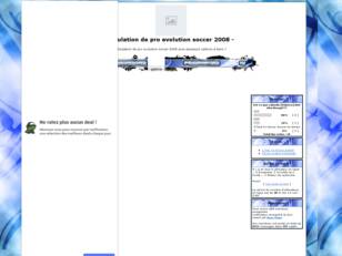 creer un forum : Simulation de pro evolution socce