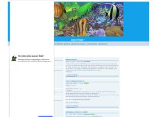 Site d'aquariophilie pour vous faire partager une