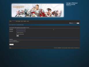 Lineage 2 Blackout Alliance Forum