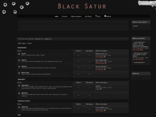 Black Satur | Fórum