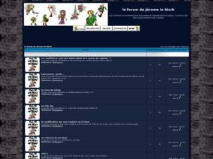 Forum gratuit : le forum de jerome le blork