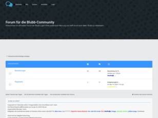 Forum für die Blubb-Community