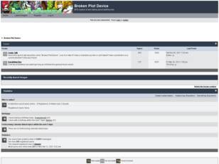 Free forum : Broken Plot Device
