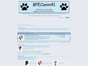 créer un forum : BP Educateurs canins BLOIS 2009 -