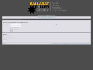 Ballarat Roller Derby League Member Forum