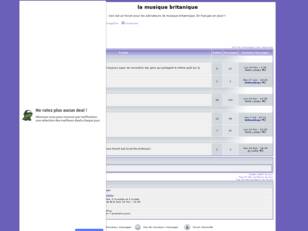 creer un forum : la musique britanique