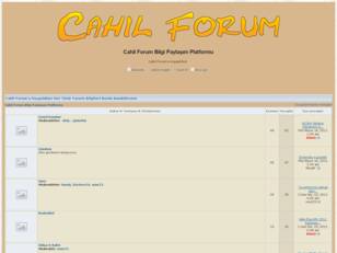 CAHİL FORUM BİLGİ PAYLAŞIM PLATFORMU