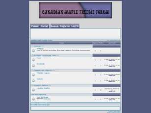 Free forum : Canadian Maple Freebie Forum