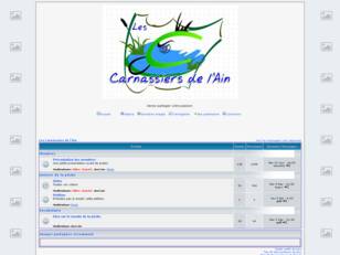 créer un forum : carnassier de l'Ain