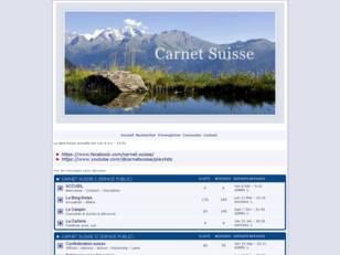 Carnet suisse