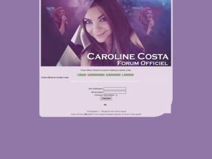 Forum officiel de Caroline Costa