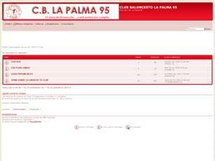 Foro gratis : CLUB BALONCESTO LA PALMA 95