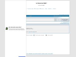 Le forum du CBAB !