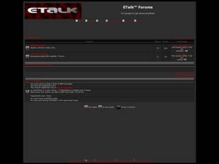 ETalk Chat and Forums