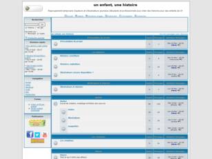 creer un forum : un enfant, une histoire