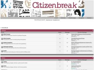 Citizenbreak - Forum Politique, Culture, Société