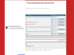 Forum de discussions des amis du Cercle