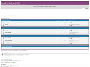 Free forum : Friends of Chris and Kelly