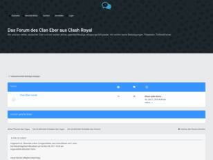 Das Forum des Clan Eber aus Clash Royal