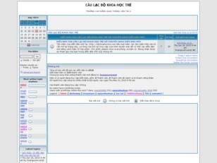 DIỄN ĐÀN CÂU LẠC BỘ KHOA HỌC TRẺ