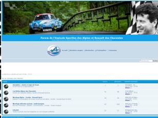Forum de l'Amicale Sportive des Alpine et Renault des Charentes