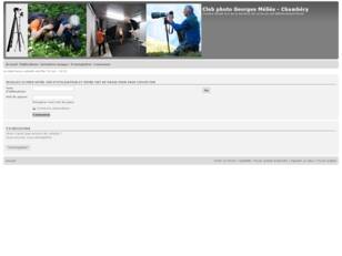 créer un forum : Club photo Georges Méliès - Chambéry