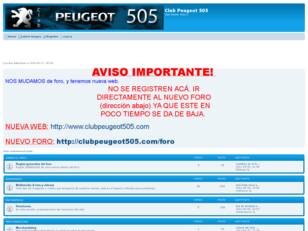 Club Peugeot 505 -Foro