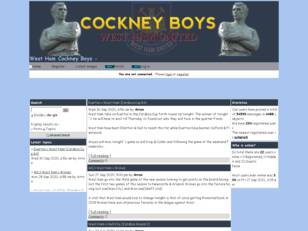 West Ham Forum  Cockney Boys
