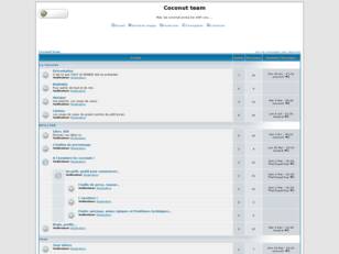 Free forum : Coconut team