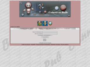 creer un forum : coincer la Bulle