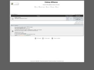 Free forum : Colony Alliance