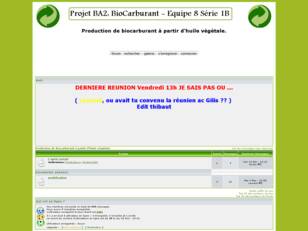 Forum gratuit : forum de l'equipe 8 1B concernant