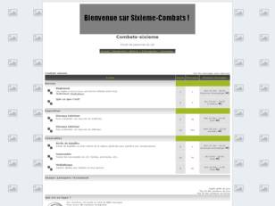 creer un forum : Combats-sixieme