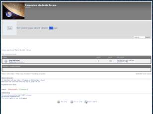 Free forum : Comenius students forum