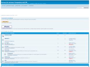 Forum du serveur Computercraft FR